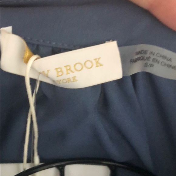 Ramy Brook dusty blue blouse NWT - Picture 2 of 5